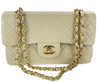 マトラッセ 23㎝ ラムスキン ベージュ ショルダーバッグ A01113