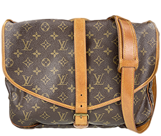 モノグラム ソミュール35 ブラウン ショルダーバッグ M42254