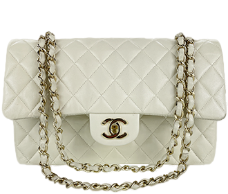 マトラッセ 25㎝ ラムスキン ベージュ ショルダーバッグ  A01112