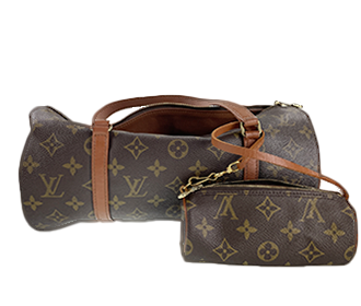 モノグラム 旧型 パピヨン30 ブラウン ハンドバッグ M51365