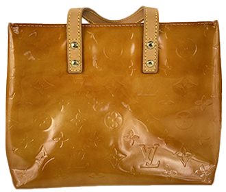 モノグラム ヴェルニ リードPM ノワゼット ハンドバッグ  M91334