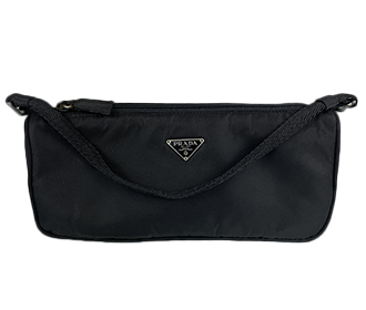 ナイロン キャンバス ブラック ポーチ