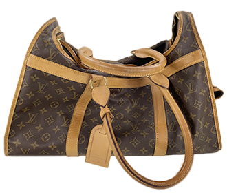 モノグラム サックシャン50 ブラウン ドッグ ペットキャリー M42021