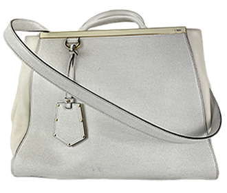 トゥージュール カーフレザー ホワイト 2WAY トートバッグ