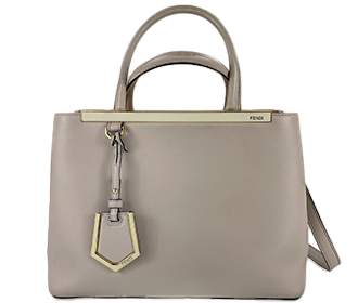 プチ トゥージュール カーフレザー ベージュ 2WAY トートバッグ