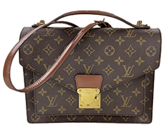 モノグラム モンソー28 ブラウン ハンドバッグ M51185