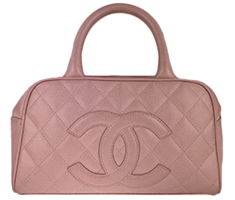 マトラッセ キャビアスキン ピンク ミニ ボストンバッグ A20996