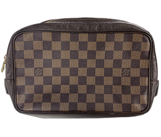 ダミエ エベヌ トゥルース トワレット ブラウン ポーチ N47623