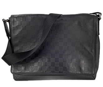 ダミエ アンフィニ ディストリクトMM ブラック ショルダーバッグ N41038