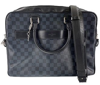 ダミエ コバルト ポルトドキュマン  コバルトブルー ビジネスバッグ N41347