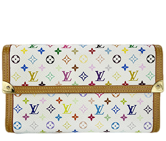 モノグラム マルチカラー ポルトトレゾール インターナショナル ブロン 三つ折り 財布 M92659