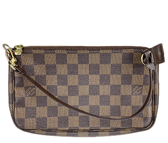 ダミエ エベヌ ポシェット アクセソワ―ル ブラウン ポーチ N41206