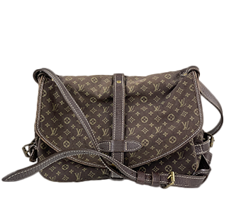 モノグラム ミニ ラン ソミュール30 ブラウン ショルダーバッグ M95227