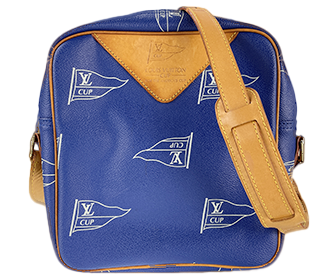 ルイヴィトンカップ サック サンディエゴ ブルー ショルダーバッグ M80010