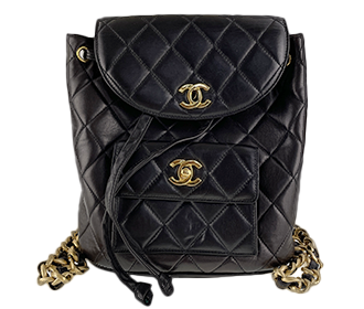 マトラッセ ラムスキン ブラック リュック