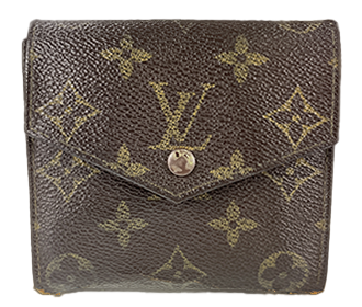 モノグラム ポルトモネ ビエ カルトクレディ ブラウン 二つ折り 財布 M61660