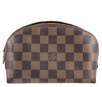 ダミエ エベヌ ポシェット コスメティック ブラウン ポーチ N47516