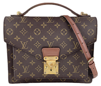 モノグラム モンソー28 ブラウン 2WAY ハンドバッグ M51185