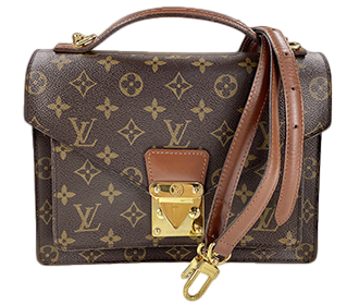 モノグラム モンソー26 ブラウン 2WAY ハンドバッグ M51187