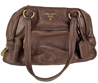 レザー ブラウン ショルダーバッグ