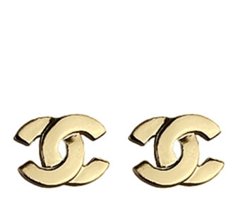 CCロゴ ゴールドメッキ ゴールド ピアス