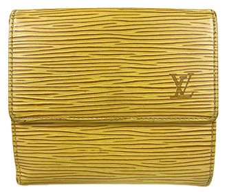 エピ ポルトモネ ビエ カルトクレディ タッシリイエロー 三つ折り 財布 M63489