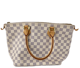 ダミエ アズール サレヤPM ホワイト トートバッグ N51186