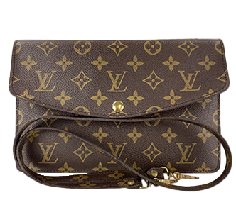 モノグラム ダブルラバット ブラウン 2WAY セカンドバッグ M51815